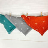 Orange Arrow Print in Super Soft Jersey Knit